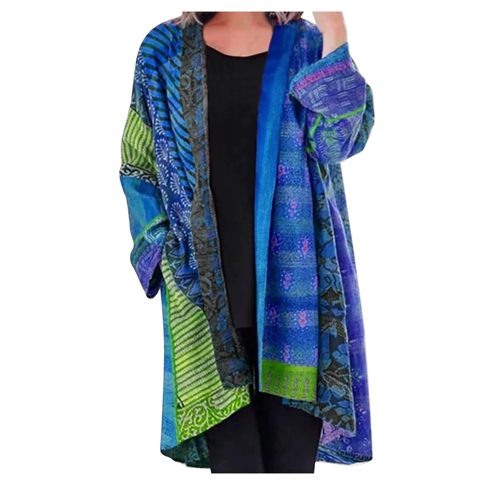 Women's Vintage Kimono Vest – Bohemian Style, Comfortable and Fashionable for Every Occasion