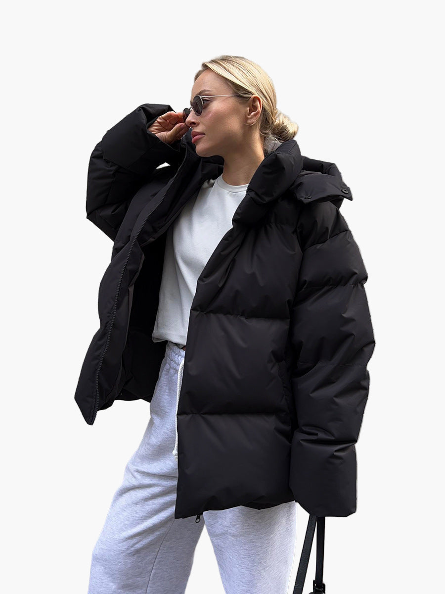 Women's Quilted Winter Jacket – Fashionable Puffer for Cold Days and Urban Style