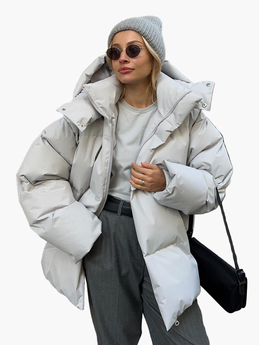 Women's Quilted Winter Jacket – Fashionable Puffer for Cold Days and Urban Style