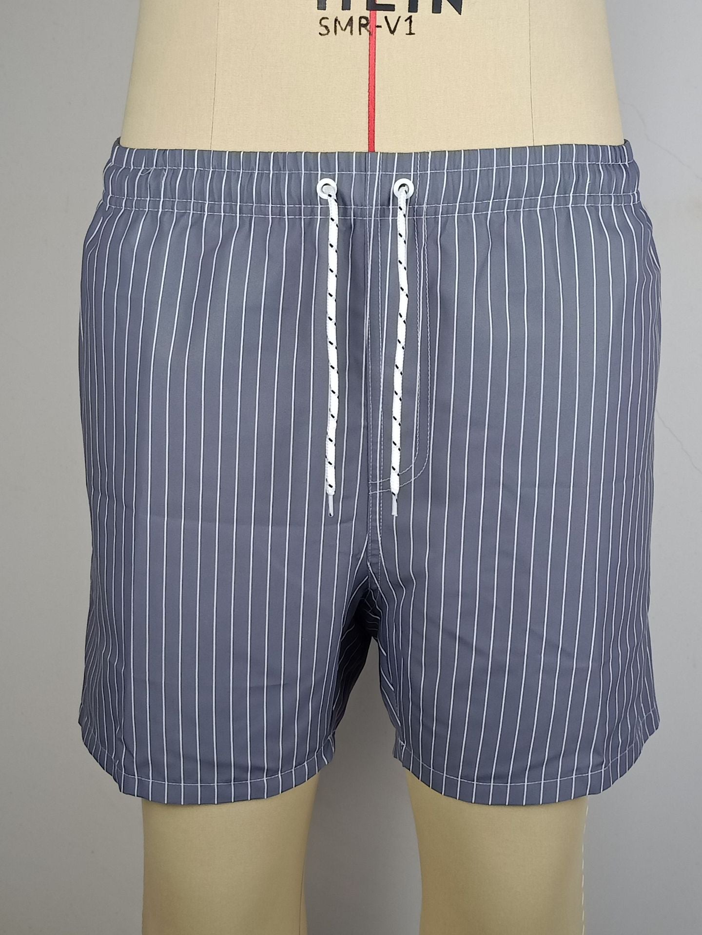 Heren Zwemshorts met Strepen – Comfortabele Strandshorts voor Zomer en Vrije Tijd