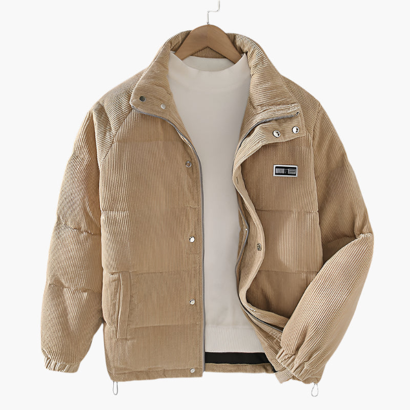 Men's Padded Winter Jacket – Stylish Casual Parka for Cold Days
