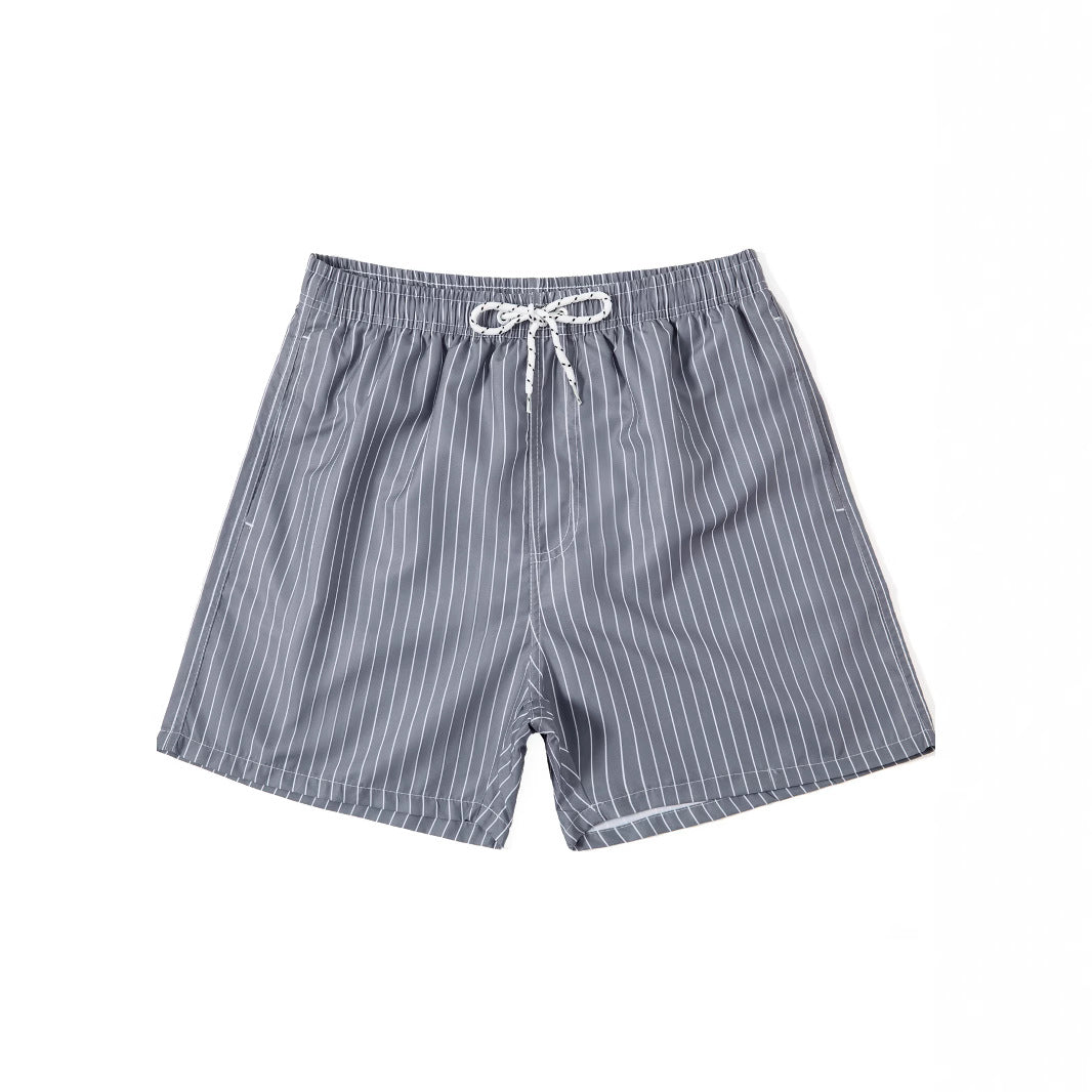 Heren Zwemshorts met Strepen – Comfortabele Strandshorts voor Zomer en Vrije Tijd