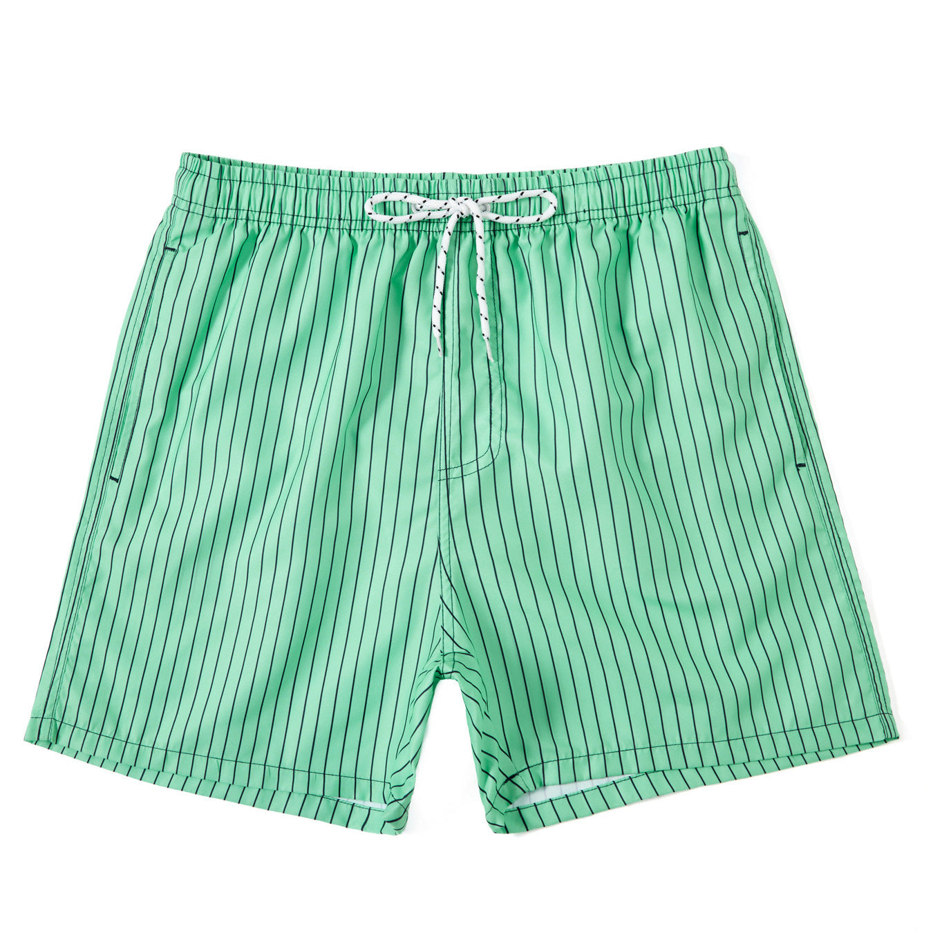 Men's Swim Shorts with Stripes – Comfortable Beach Shorts for Summer and Leisure Time