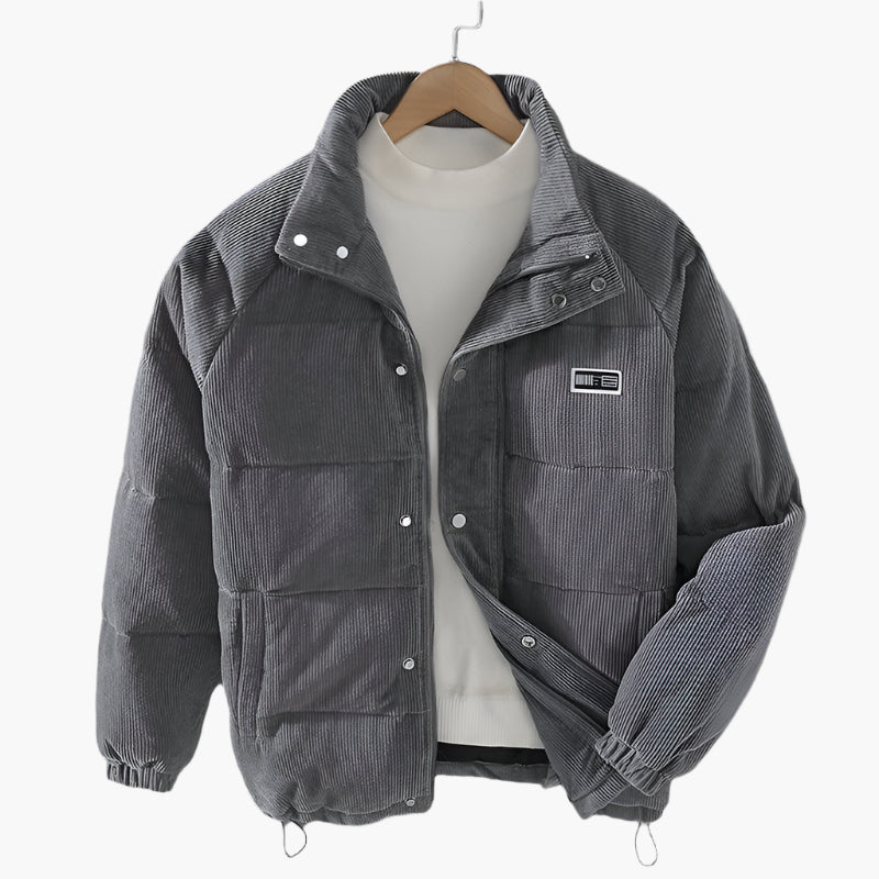 Men's Padded Winter Jacket – Stylish Casual Parka for Cold Days