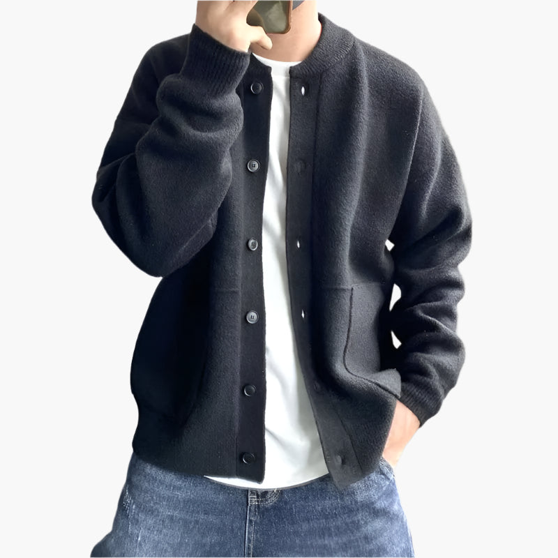 Men's Cardigan Casual Stylish Knitted Vest for Daily Use