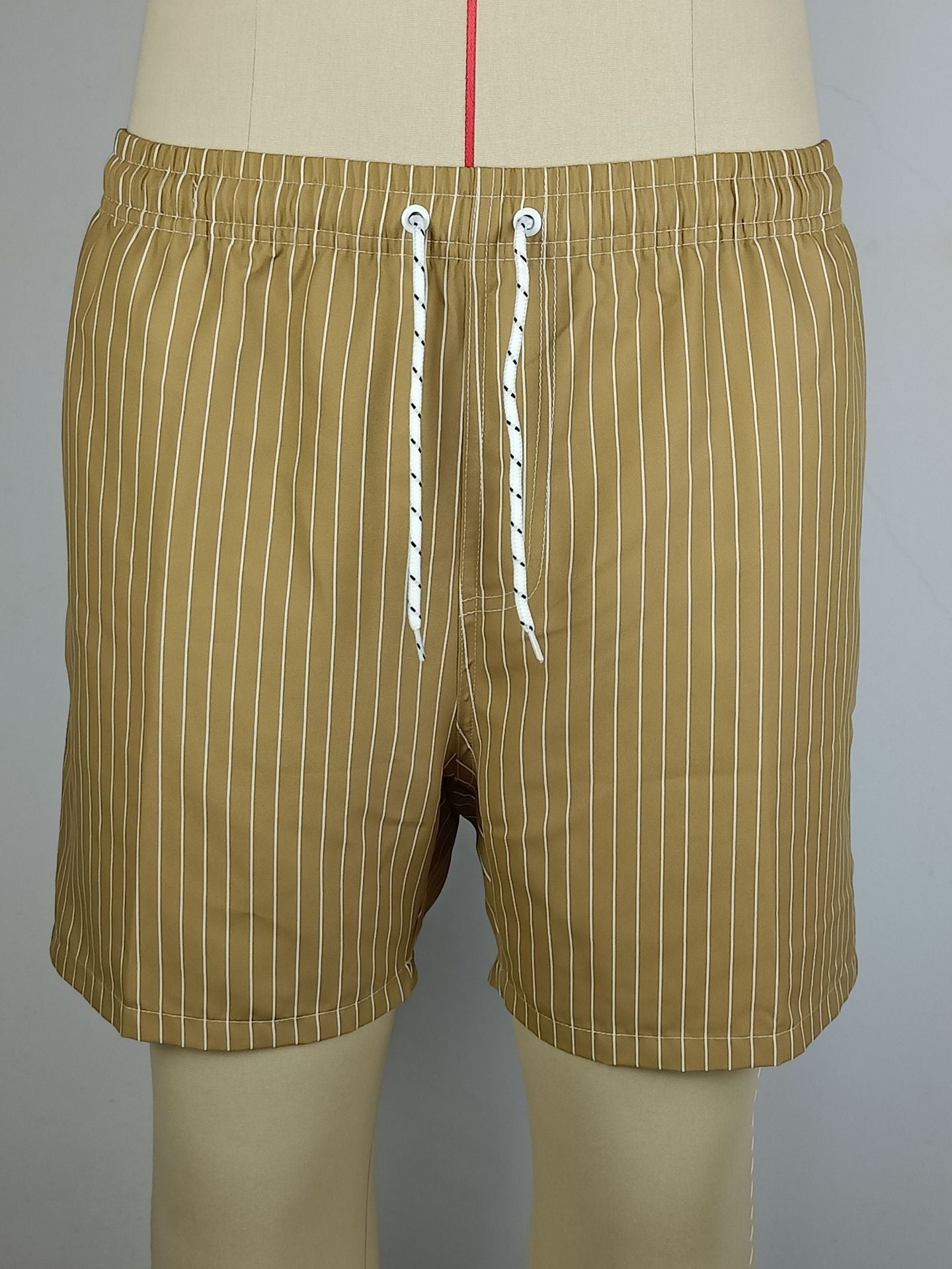 Heren Zwemshorts met Strepen – Comfortabele Strandshorts voor Zomer en Vrije Tijd