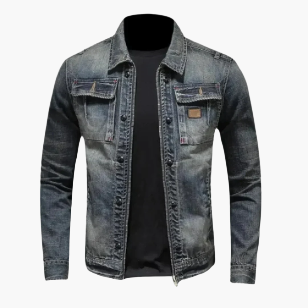 Men's Denim Jacket – Classic Denim Jacket for Stylish and Tough Looks