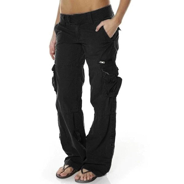 Women's Cargo Pants Streetwear Loose Fit – Comfortable and Functional Outdoor Style