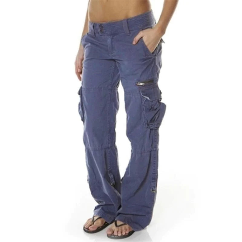 Women's Cargo Pants Streetwear Loose Fit – Comfortable and Functional Outdoor Style
