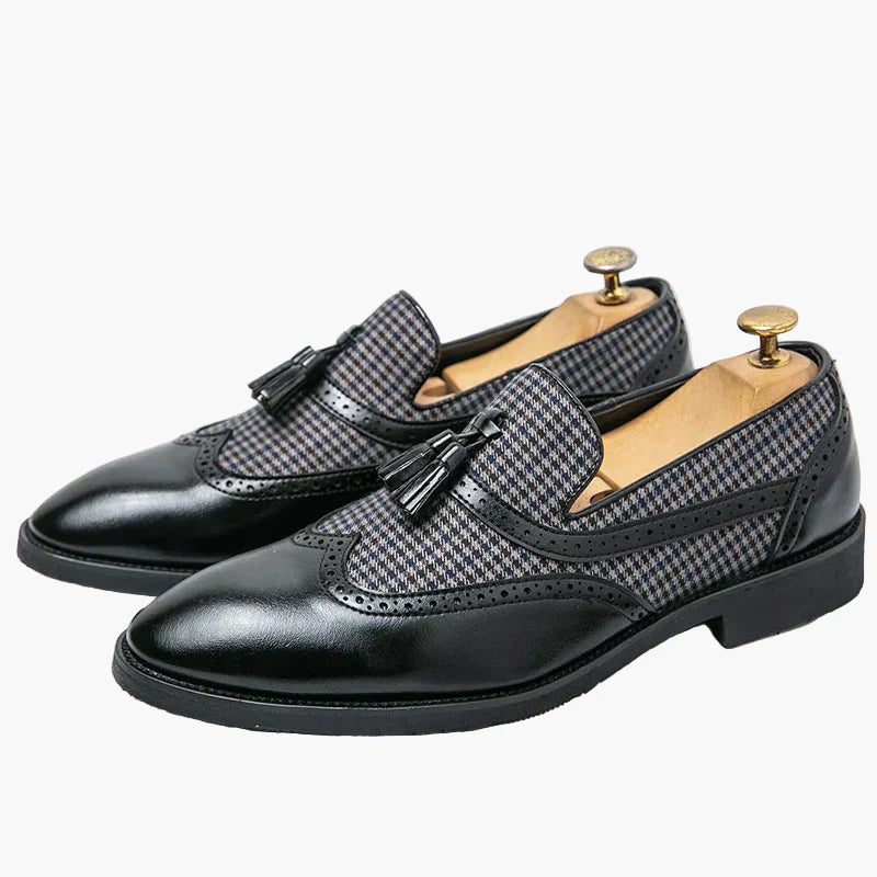 Heren Luxe Klassieke Loafers met Kwastjes – Elegante Instappers voor Zakelijk en Formeel Gebruik