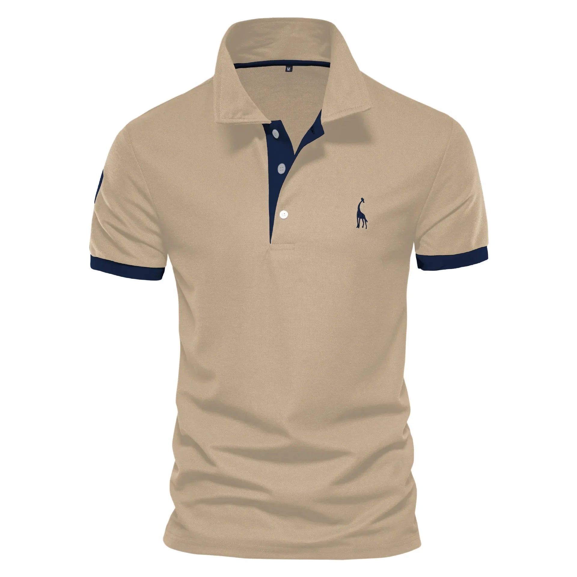 Men's polo shirt with contrasting collar – timeless polo for work, golf & leisure