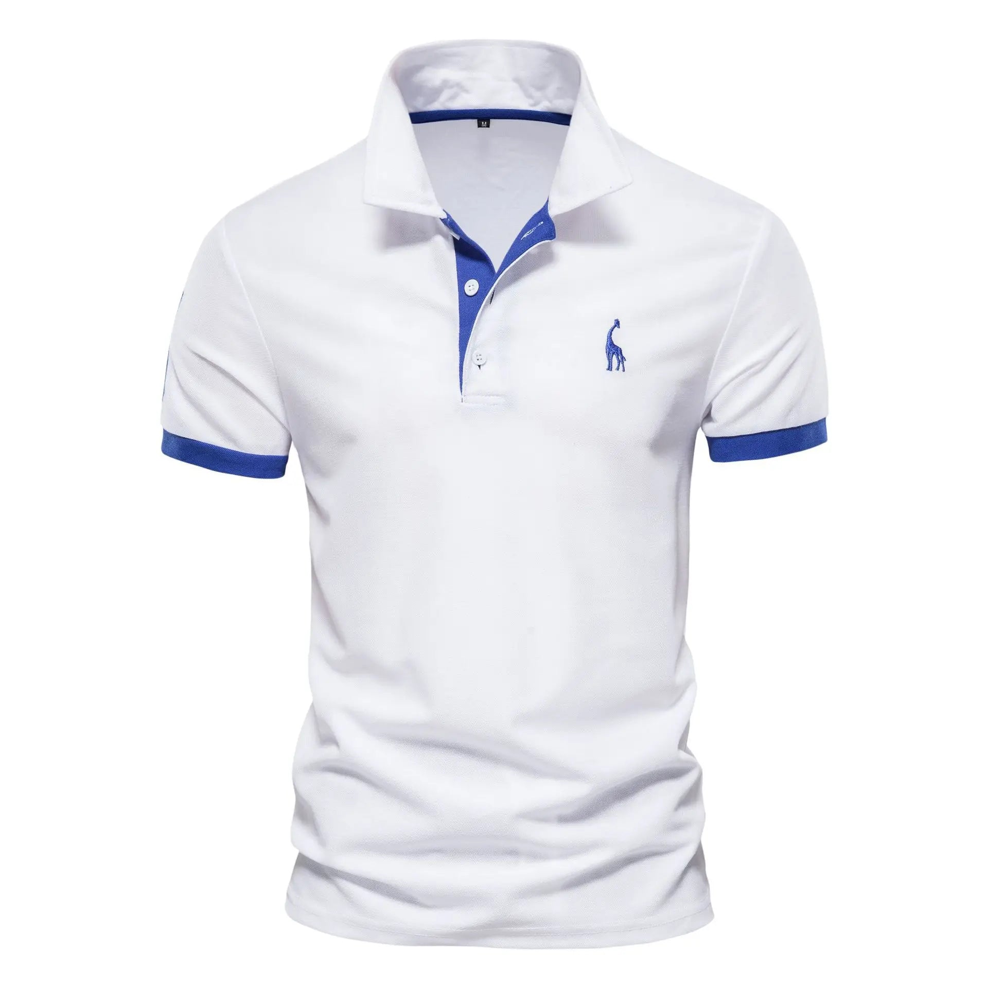 Men's polo shirt with contrasting collar – timeless polo for work, golf & leisure