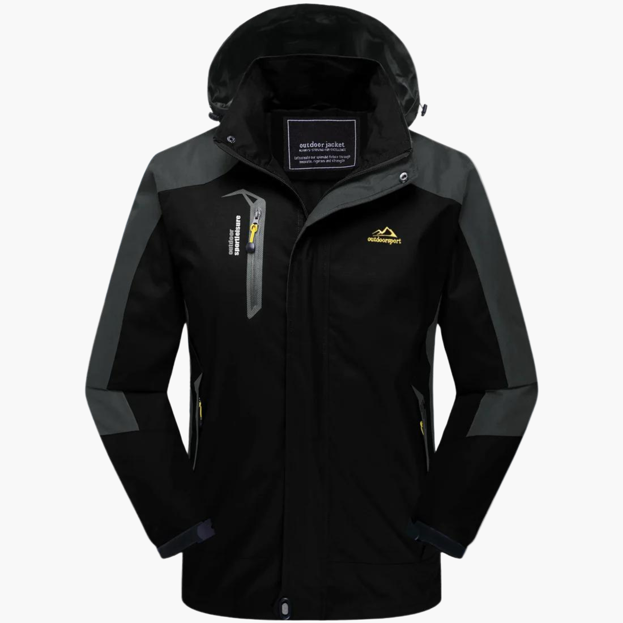 Women's Outdoor Jacket Breathable Waterproof Hiking Jacket With Hood