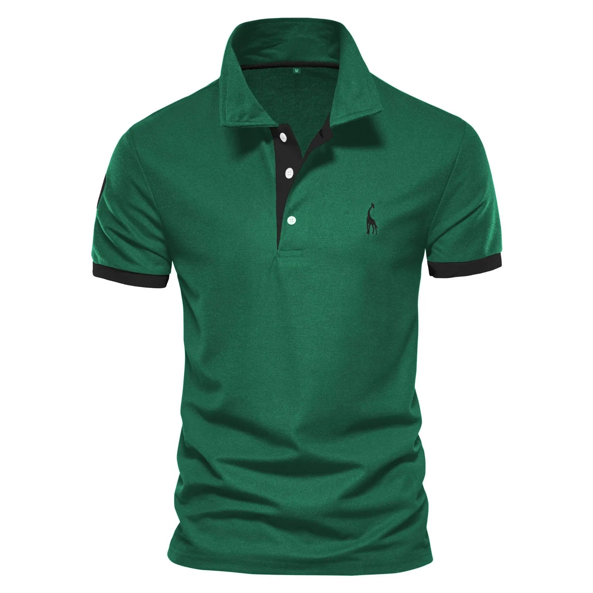 Men's polo shirt with contrasting collar – timeless polo for work, golf & leisure