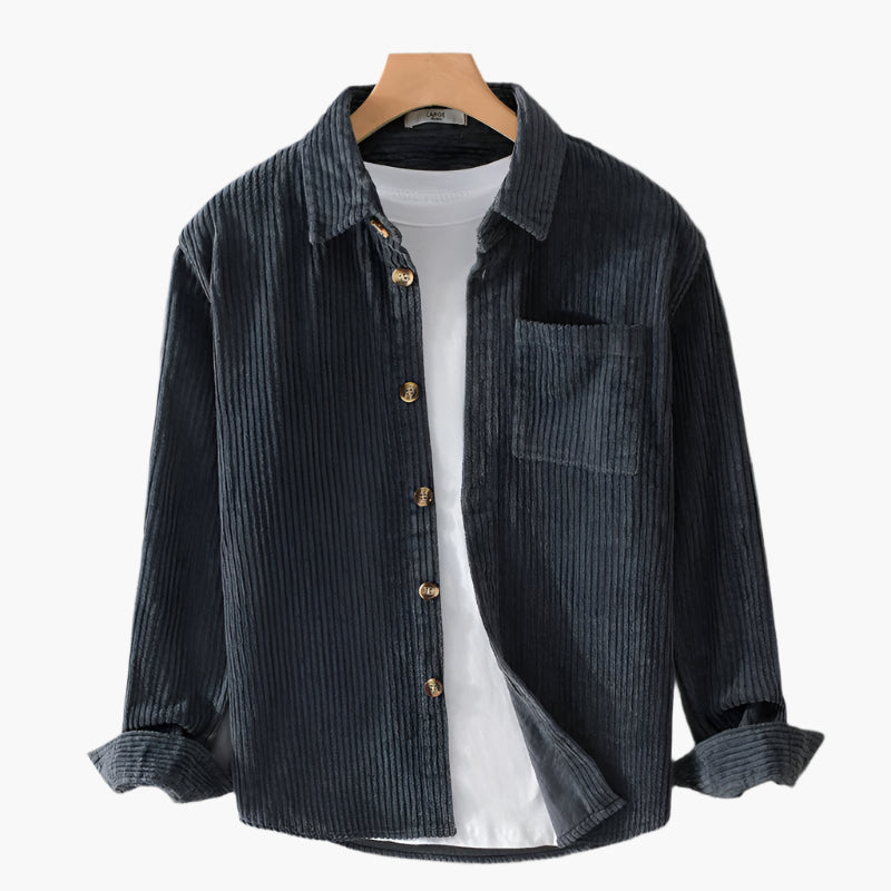Men's Corduroy Shirt Casual Stylish For Daily Use