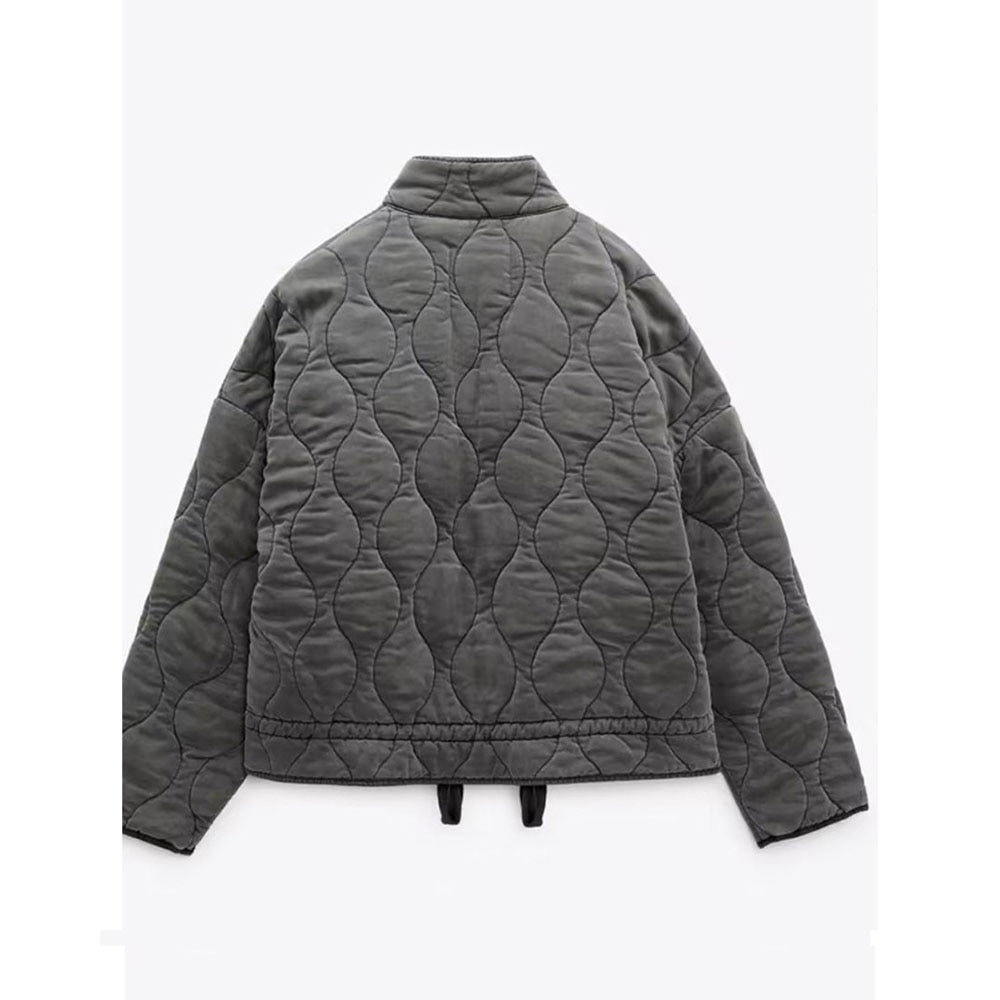Women's Oversized Padded Jacket Winter 2024 – Trendy and Comfortable with Pocket and Zipper