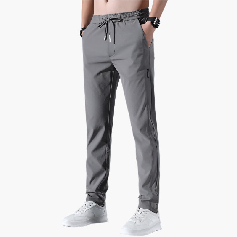 Men's Jogging Pants Slim Fit – Sporty Casual Pants with Elastic Waist – Comfortable and Breathable for Daily Use