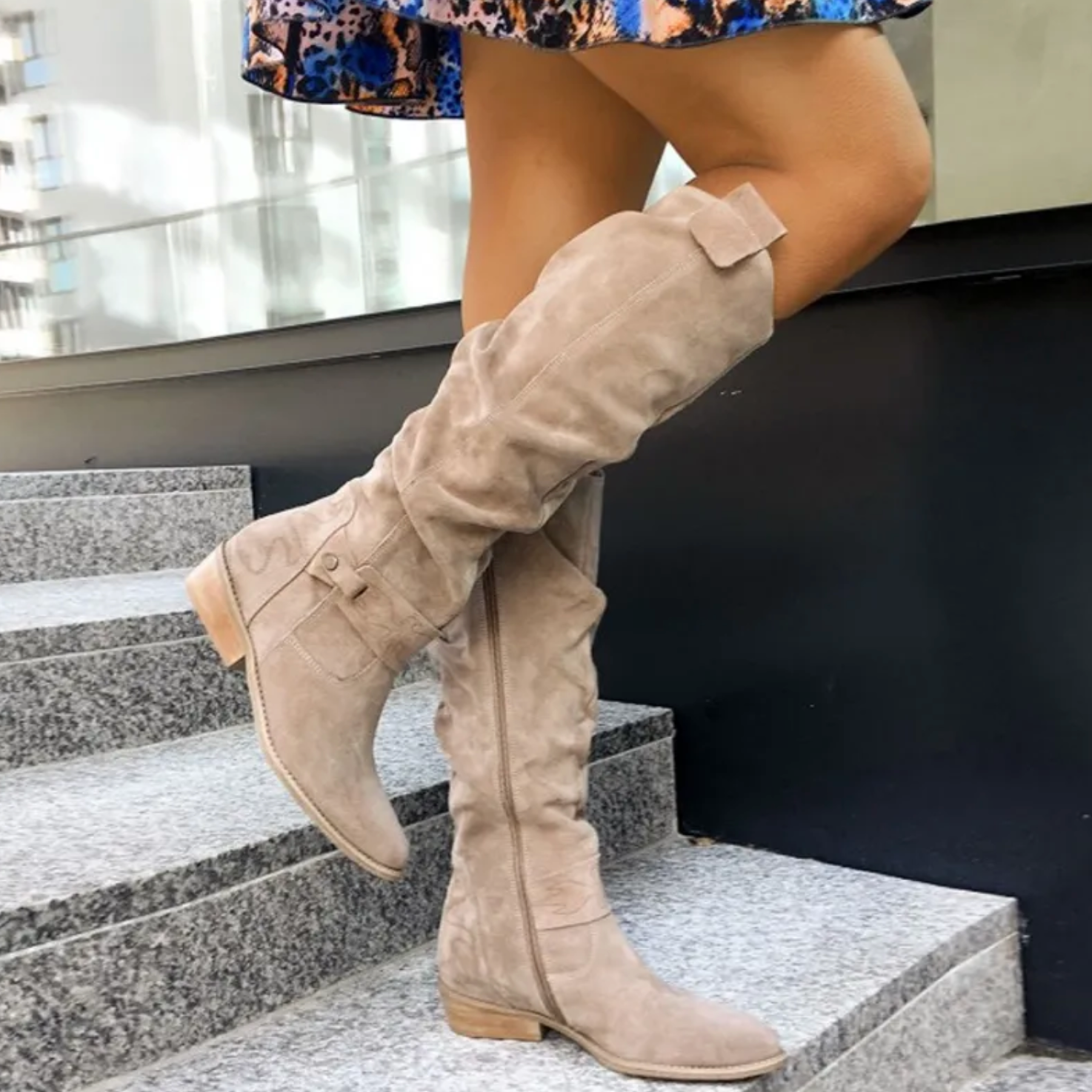 Women's Overknee Boots Trendy Casual Comfortable Stylish City Walk