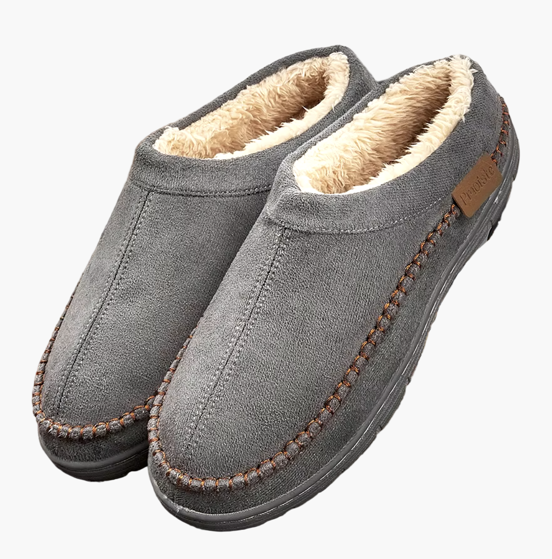 Heren Pantoffel Laarzen – Comfortabele Warme Slippers voor Binnen en Buiten