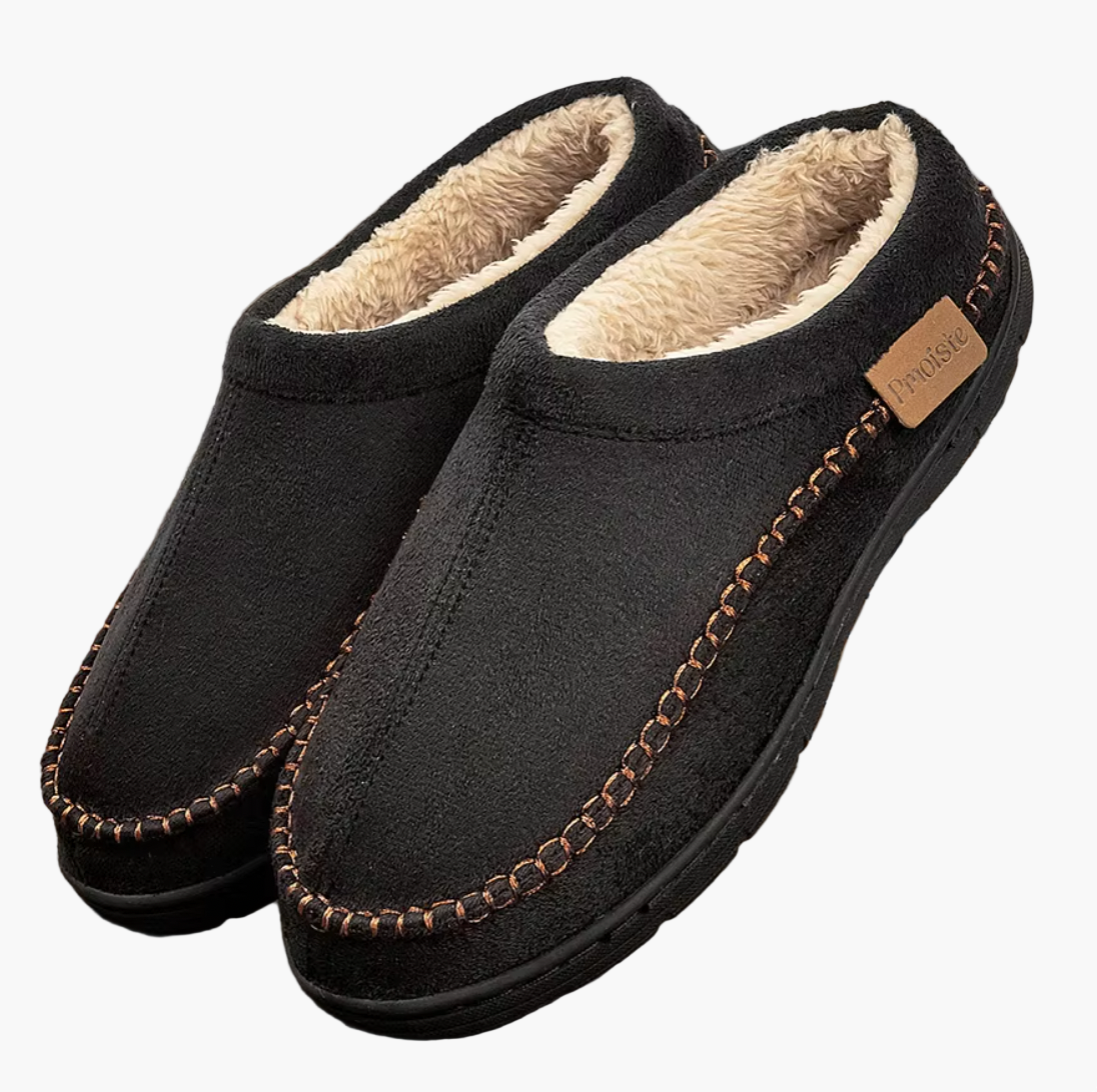 Heren Pantoffel Laarzen – Comfortabele Warme Slippers voor Binnen en Buiten