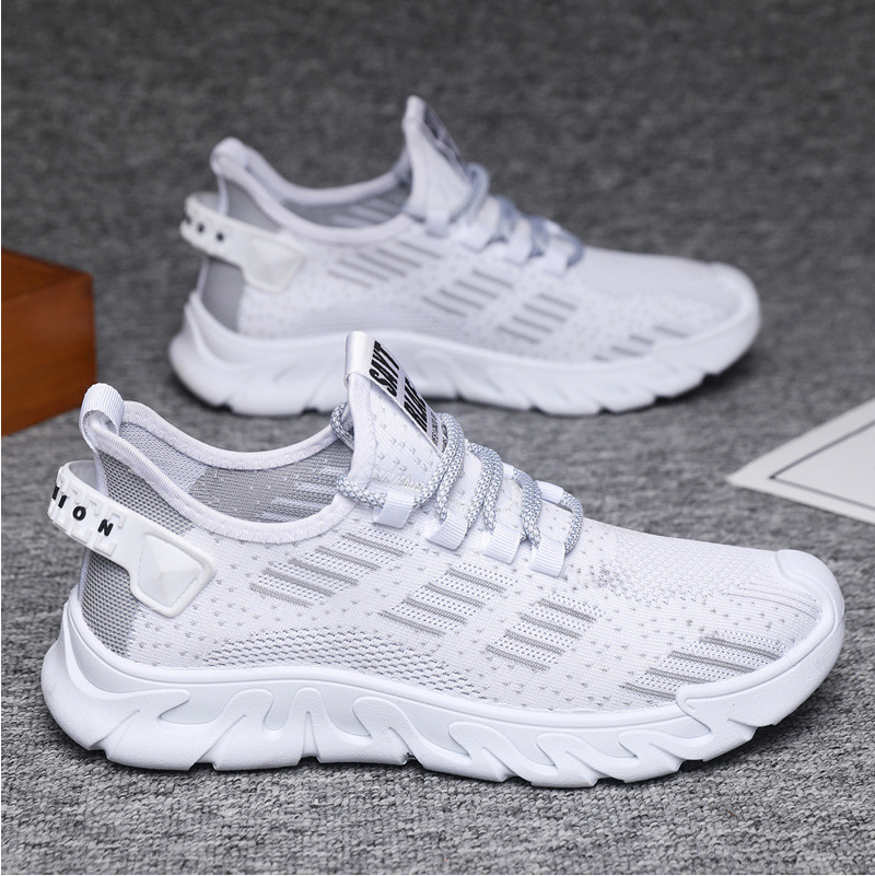 Men's Sporty Walking Sneakers with Breathable Design