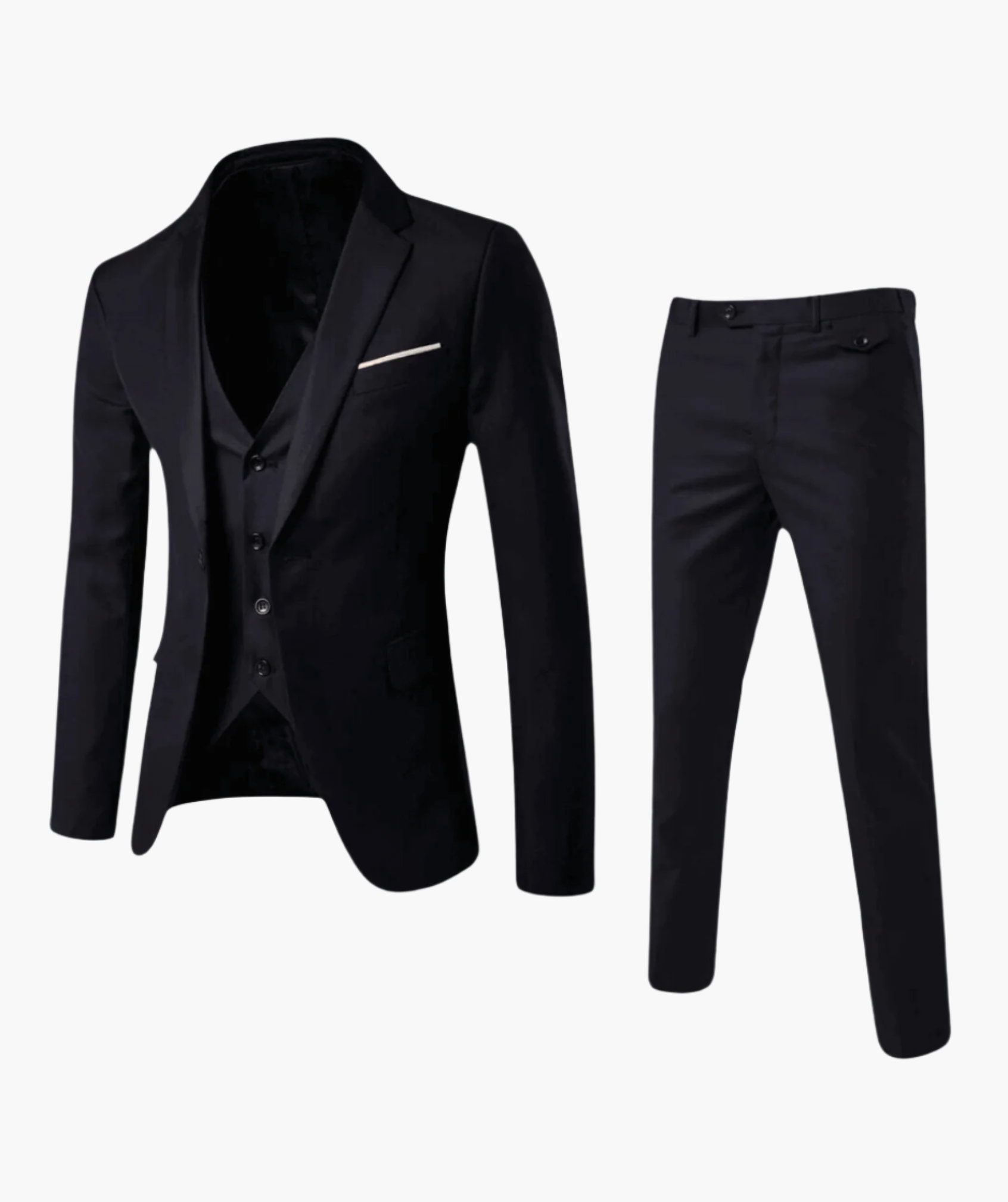 Men's Three-Piece Suit Slim Fit Business and Wedding Stylish Costume Set