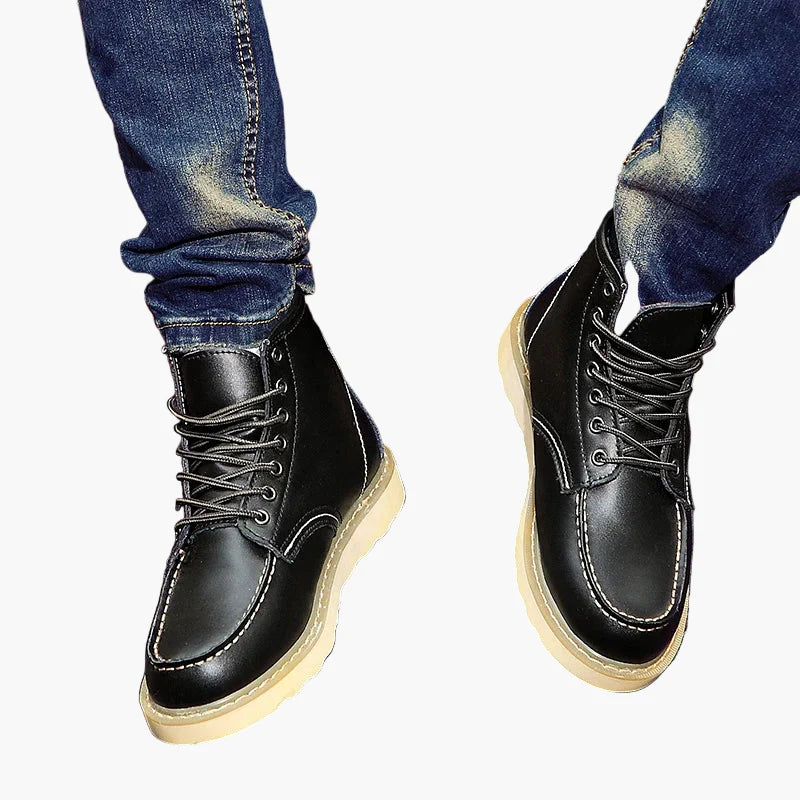Men's Retro Winter Boots – Stylish Outdoor Boots for Cold Days