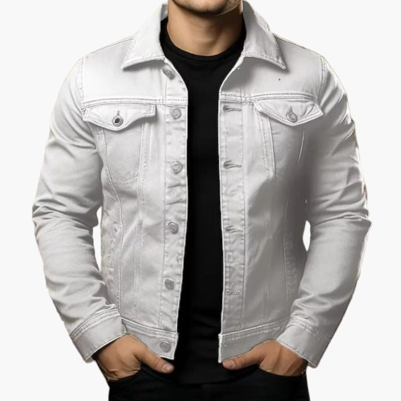 Men's Denim Jacket Classic Stylish Casual Jacket