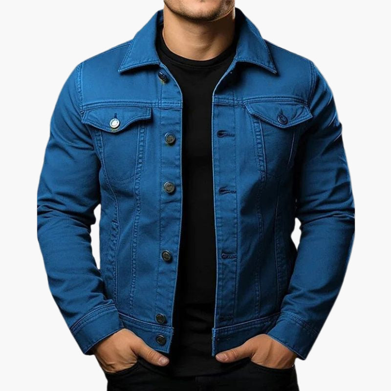 Men's Denim Jacket Classic Stylish Casual Jacket