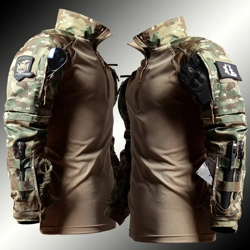 Men's Tactical Uniform Set – Outdoor Military Style Tactical Suit for Work and Adventure