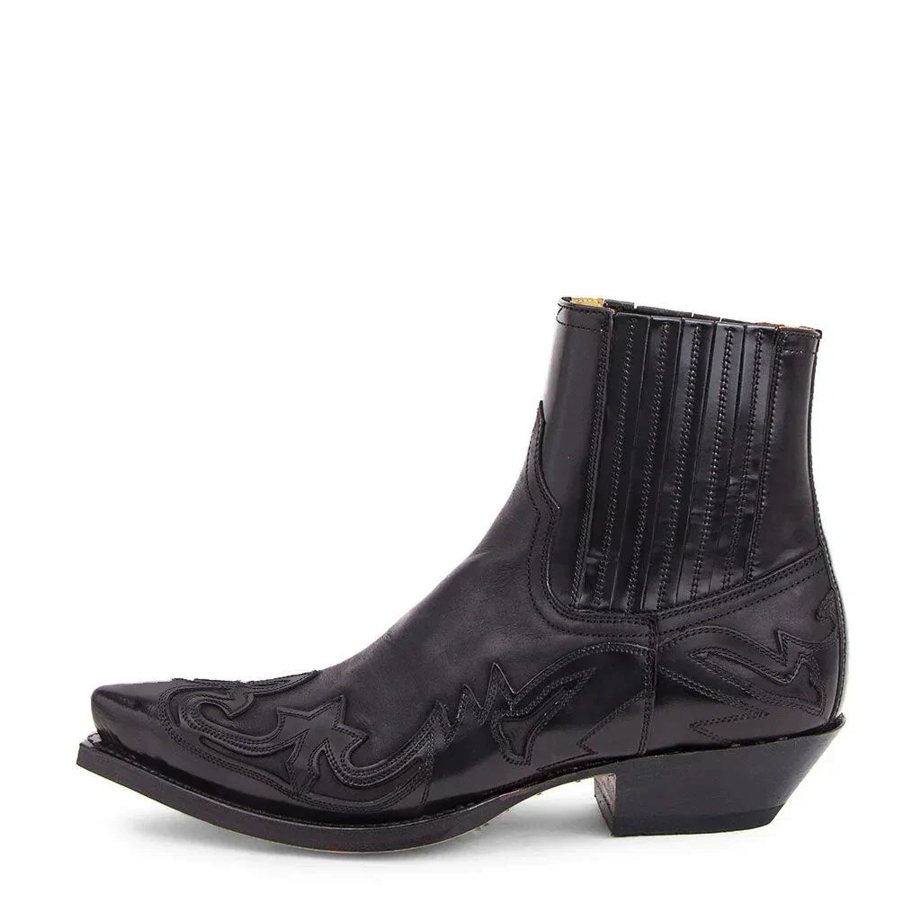 Men's Western Cowboy Boots Pointed Model – Stylish Ankle Boots for Country & Casual