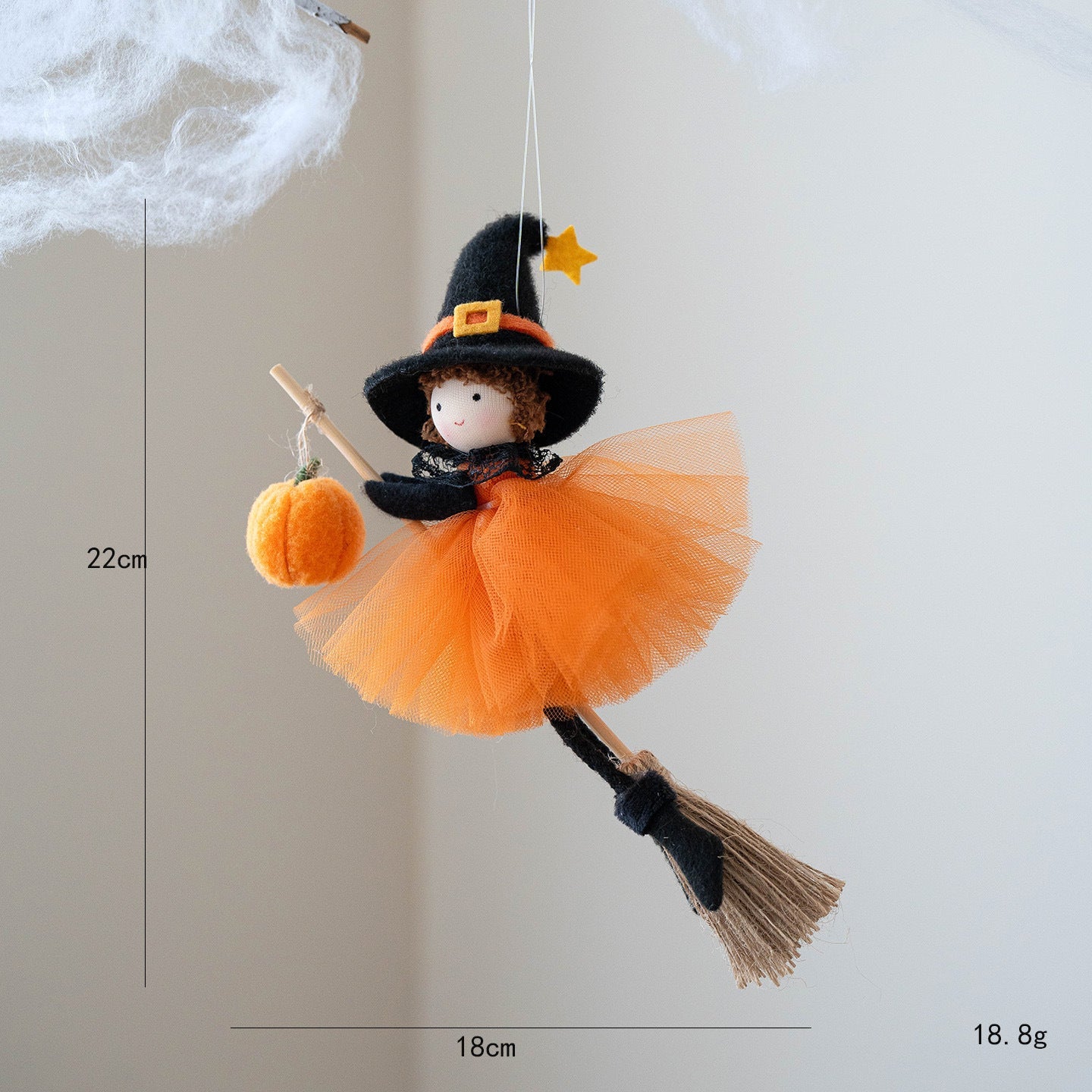Halloween Witch Dolls Decoration – Charming Pendant for Celebration & Party