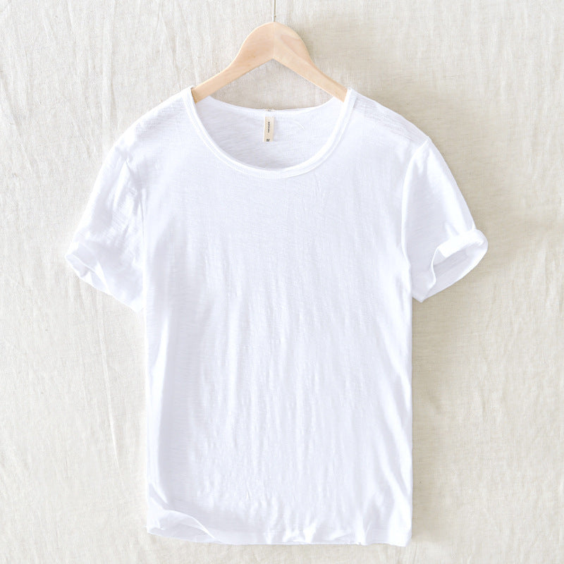 Tim – Breathable Short Sleeve T-shirt in Solid Color