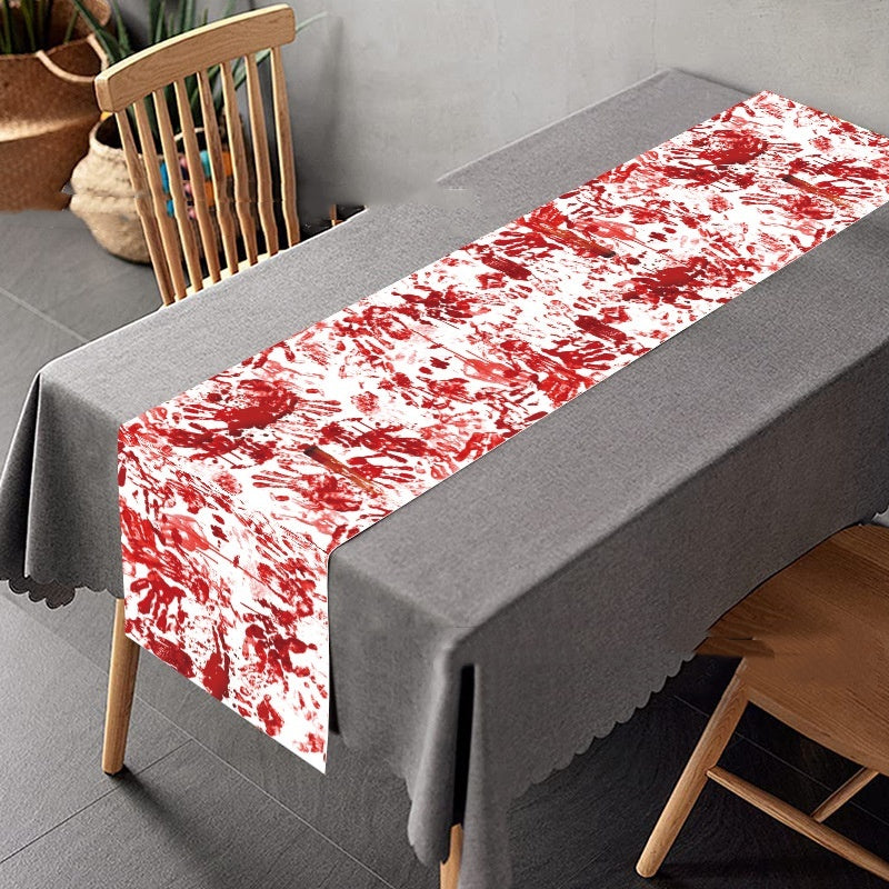 Halloween Table Runner for Party Decoration and Creepy Atmosphere