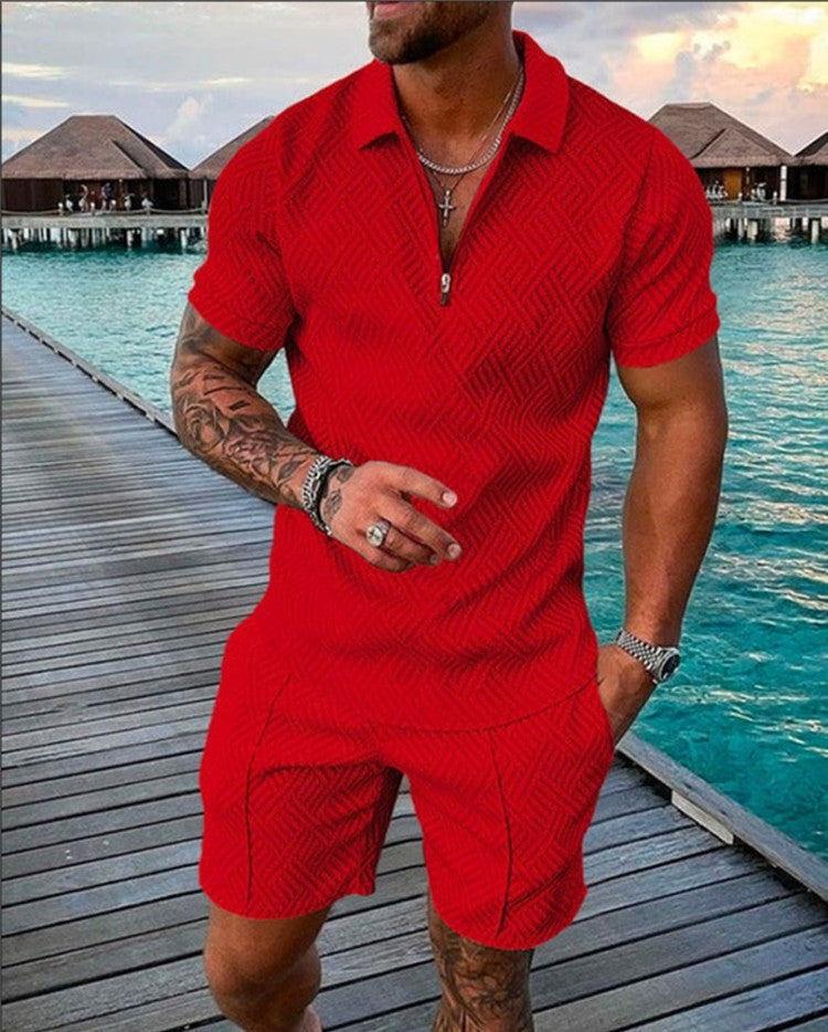 Harvey – Summer suit with short sleeves