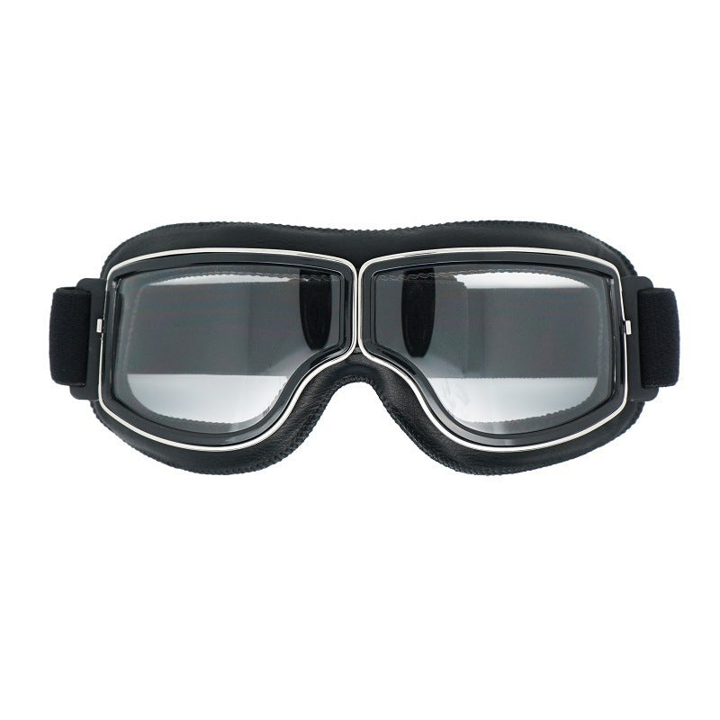 Unisex Retro Motorcycle Goggles – Protective Glasses for Motorcycling, Skiing, and Outdoor Adventures
