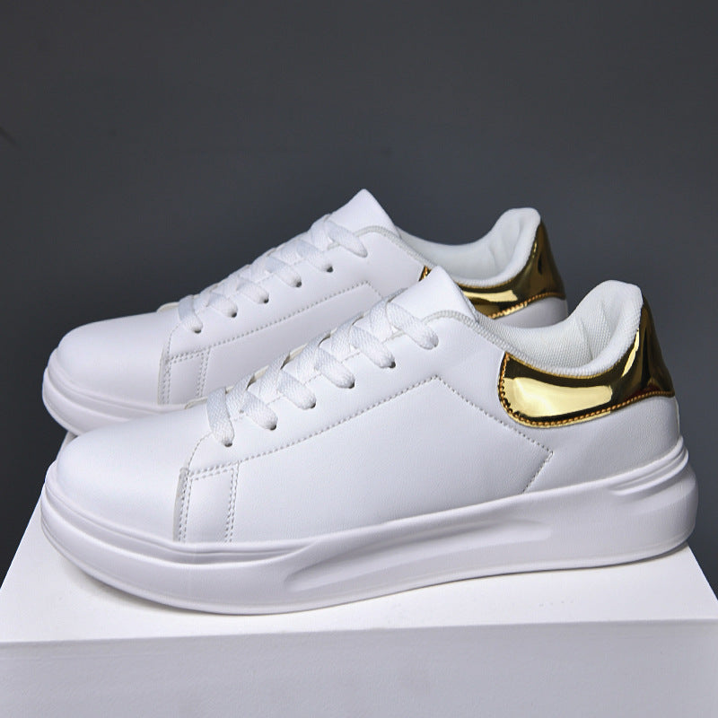 Norman – Large Size White Waterproof Sneakers made of Vegan Leather
