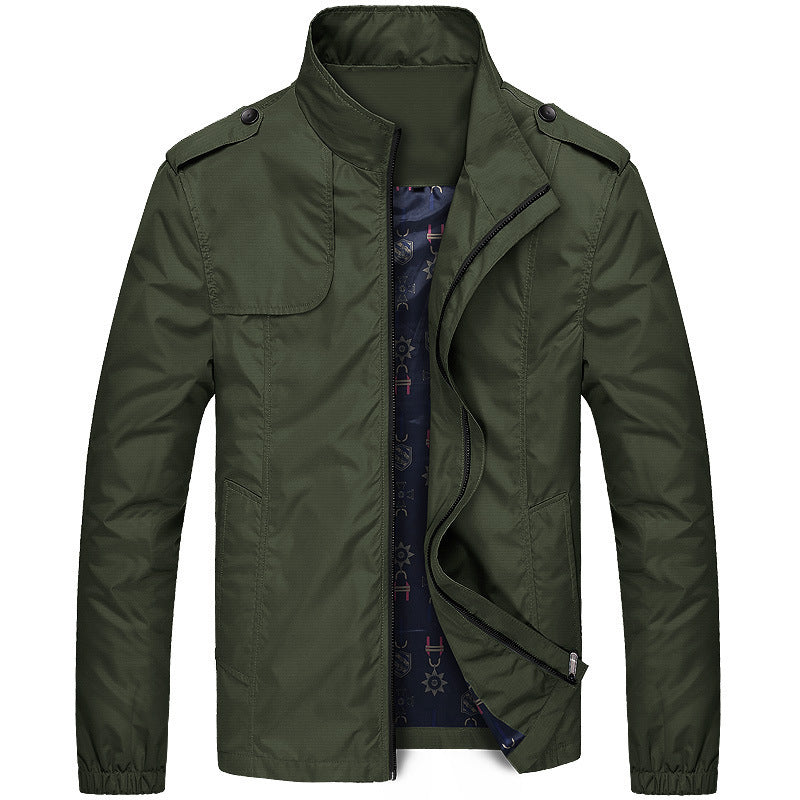 Men's Casual Slim Fit Jacket – Stylish Outdoor Leisure Jacket for Autumn