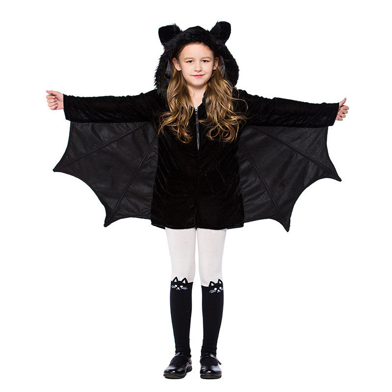 Children's Halloween Bat Costume for Boys and Girls - Perfect for Halloween Parties and Dressing Up