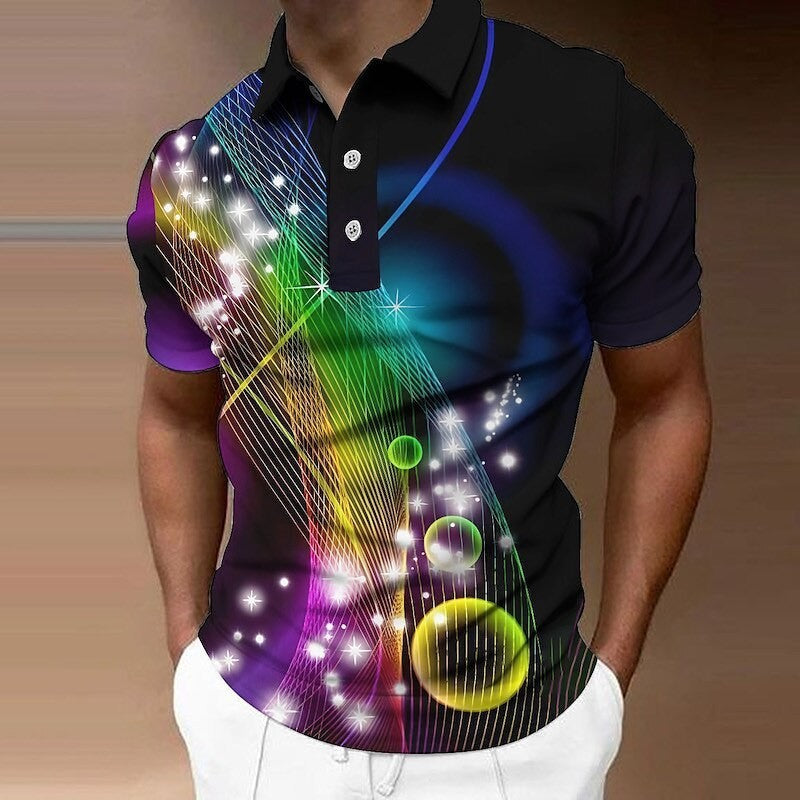 Neville – Short Sleeve Street Style Shirt with Sailboat Print