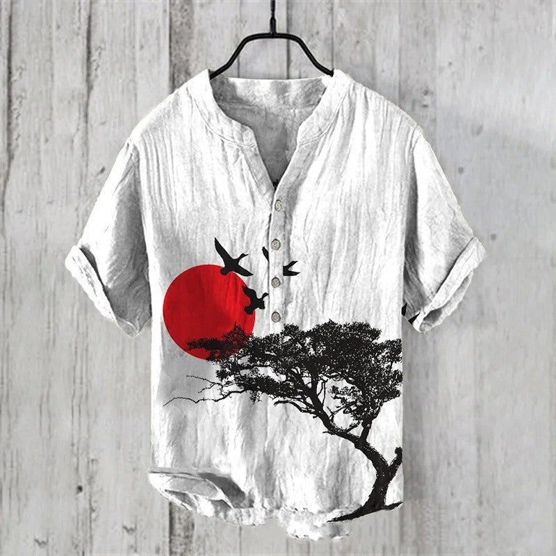 Liam – Three-button National Trendy Style Shirt
