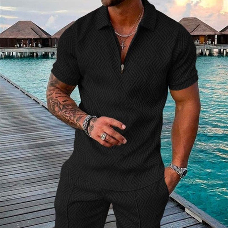 Harvey – Summer suit with short sleeves