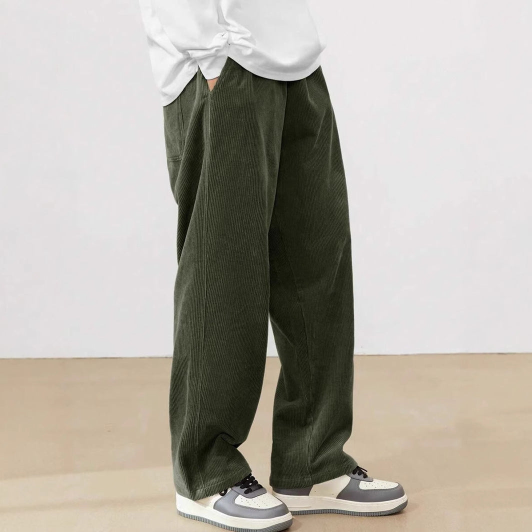 Men's wide streetwear pants with loose fit – casual comfort for every day