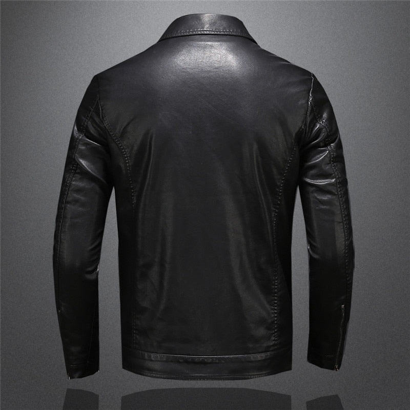 Men's Faux Leather Jacket Stylish Casual and Formal Coat