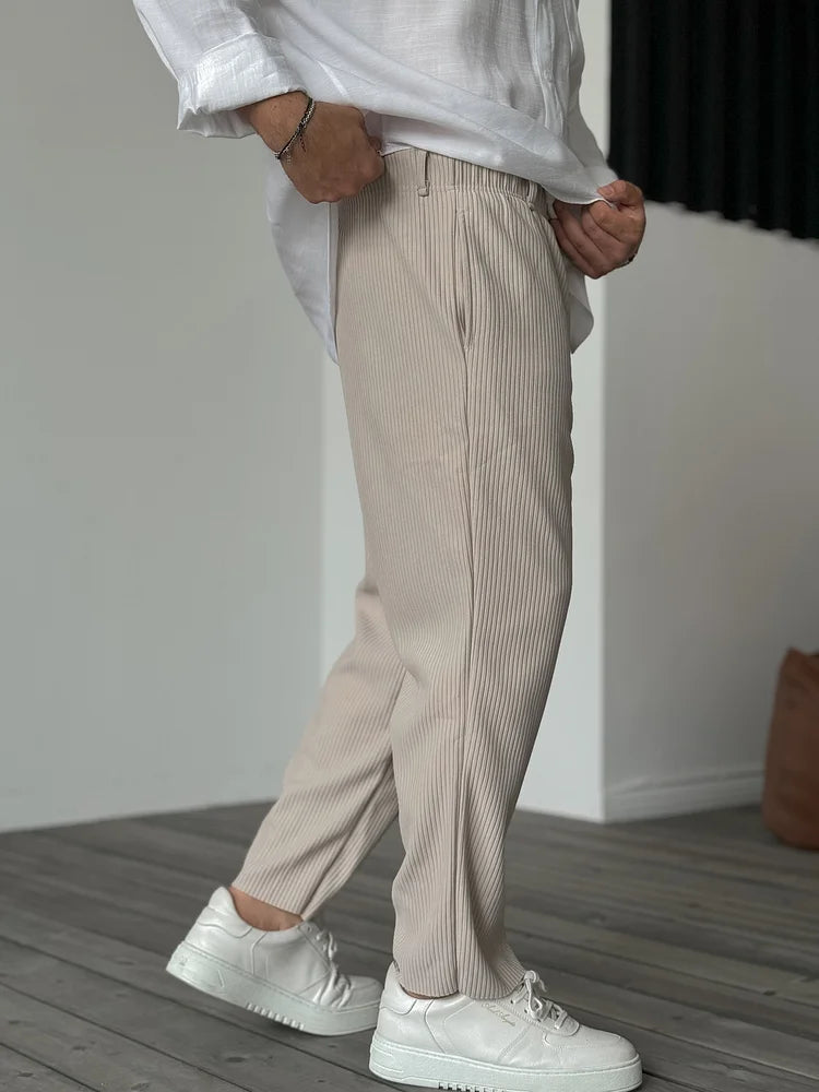 Men's Luxury Comfort Pleated Pants – Elegant and Versatile for Every Occasion