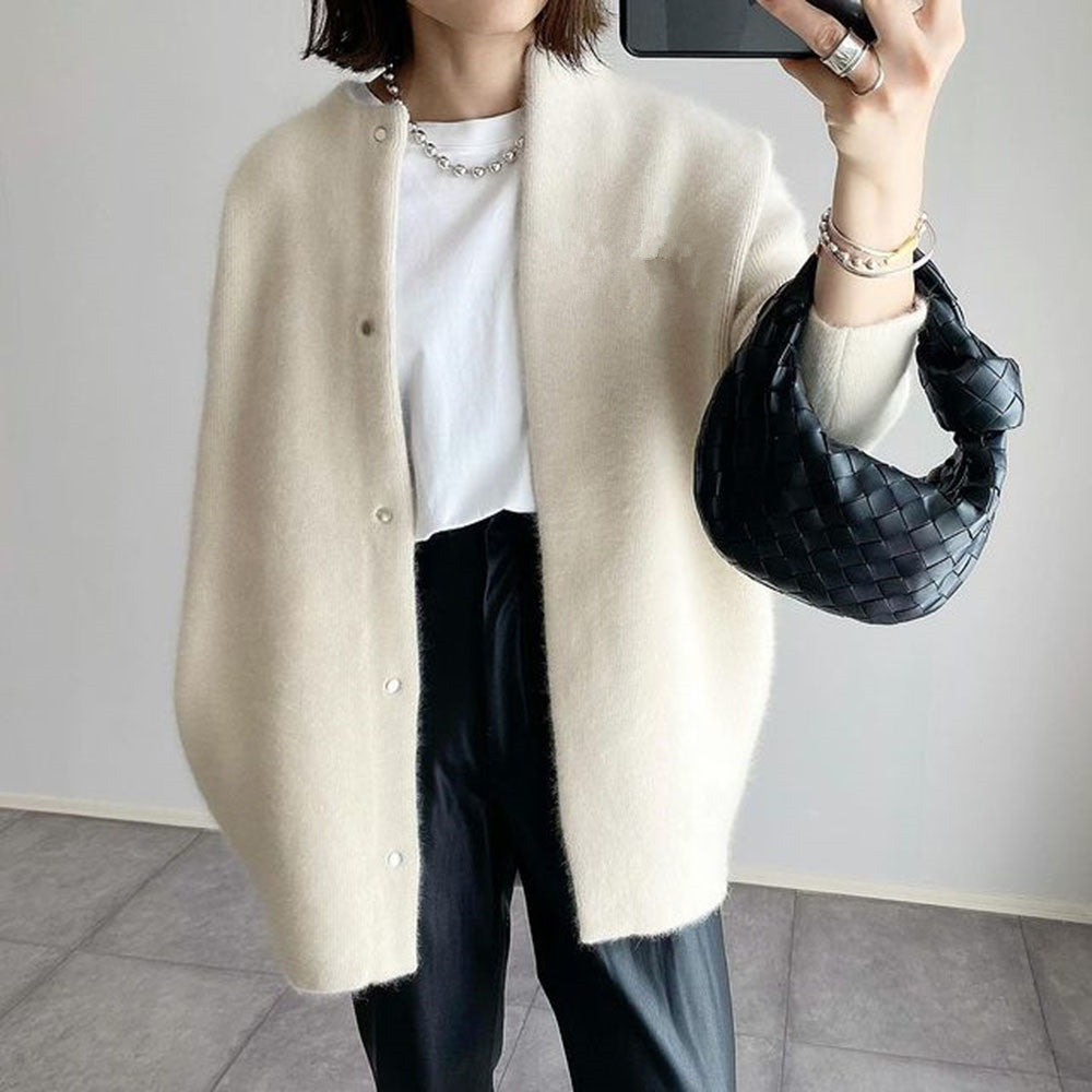 Women's Casual Elegant Knitted Cardigan for Daily Use