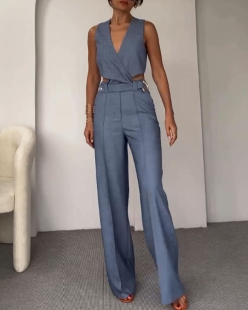 Julie – Crop Top and Long Pants