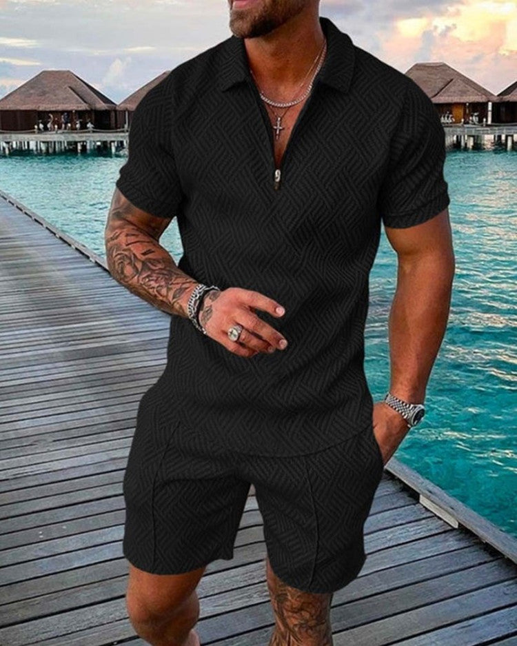 Harvey – Summer suit with short sleeves
