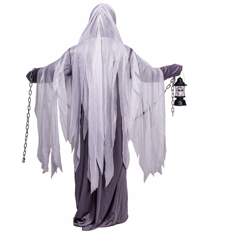 Halloween Ghost Costume for Adults – Creepy Ghost Outfit – Perfect for Party & Trick-or-Treat