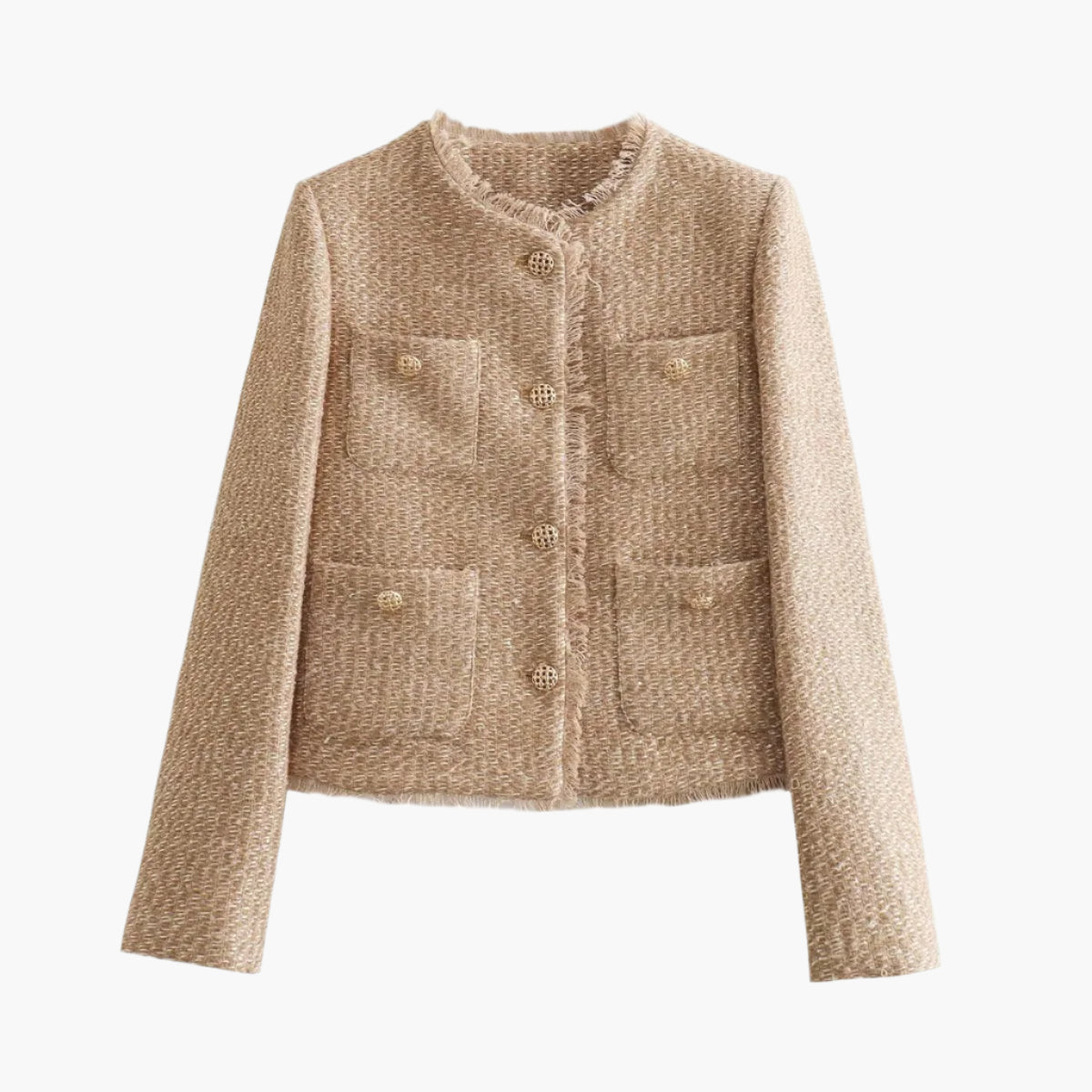 Women's Tweed Blazer – Classic & Modern, Slim Fit, Elegant for Daily Use